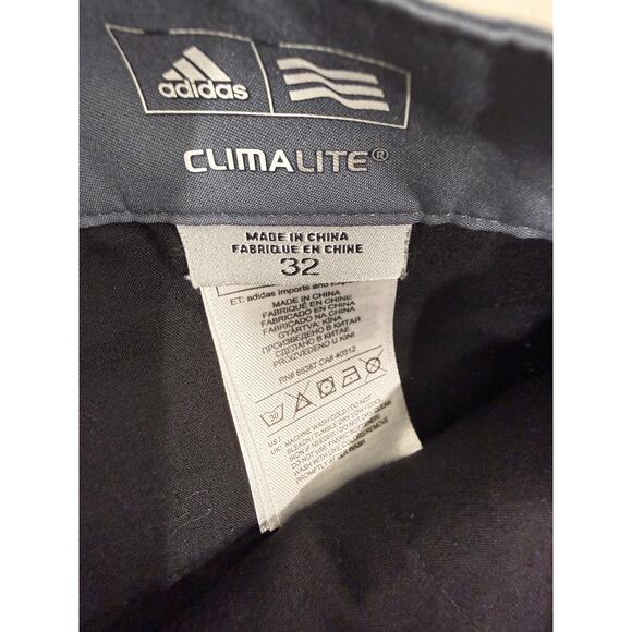 Adidas Climalite Men's Bermuda Golf Shorts Gray Size 32 (10" inseam) Athleisure - Picture 4 of 7